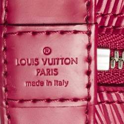 Pre Owned Louis Vuitton Fuchsia Epi Leather Alma BB Bag
