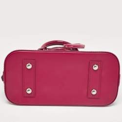 Pre Owned Louis Vuitton Fuchsia Epi Leather Alma BB Bag