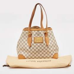 Pre Owned Louis Vuitton Damier Azur Canvas Hampstead MM Bag