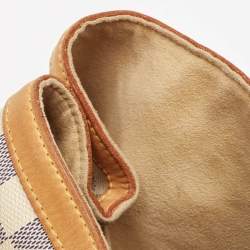Pre Owned Louis Vuitton Damier Azur Canvas Hampstead MM Bag