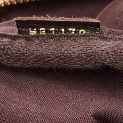 Pre Owned Louis Vuitton Ebene Monogram Canvas Mini Lin Speedy 30 Bandouliere Bag 