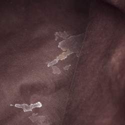 Pre Owned Louis Vuitton Ebene Monogram Canvas Mini Lin Speedy 30 Bandouliere Bag 