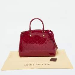 Louis Vuitton Griotte Monogram Vernis Brea MM NM Bag