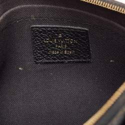 Pre Owned Louis Vuitton Black Louis Vuitton Monogram Canvas Pallas Chain Clutch