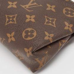 Pre Owned Louis Vuitton Black Louis Vuitton Monogram Canvas Pallas Chain Clutch