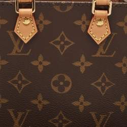 Pre Owned Louis Vuitton Monogram Canvas Petit Sac Plat Bag