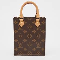 Pre Owned Louis Vuitton Monogram Canvas Petit Sac Plat Bag