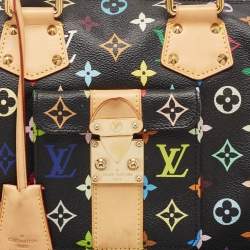 Pre Owned Louis Vuitton Black Monogram Multicolore Canvas Speedy 30 Bag