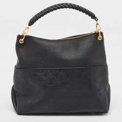 Louis Vuitton Black Monogram Empreinte Leather Maida Bag