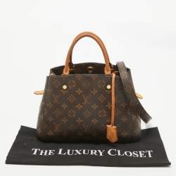 Louis Vuitton Monogram Canvas and Leather Montaigne BB Bag