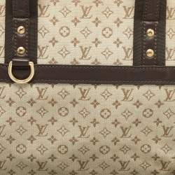 Louis Vuitton Beige/Brown Monogram Mini Lin Canvas Josephine GM Bag