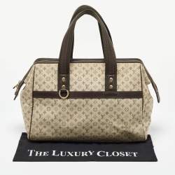 Louis Vuitton Beige/Brown Monogram Mini Lin Canvas Josephine GM Bag