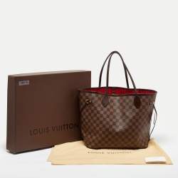 Louis Vuitton Damier Ebene Canvas Neverfull MM Bag