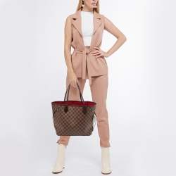 Louis Vuitton Damier Ebene Canvas Neverfull MM Bag