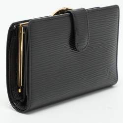Louis Vuitton Black Epi Leather Wallet