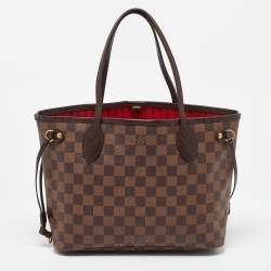 Louis Vuitton Damier Ebene Canvas Neverfull PM Bag