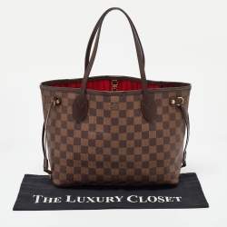 Louis Vuitton Damier Ebene Canvas Neverfull PM Bag