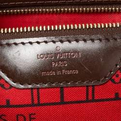 Louis Vuitton Damier Ebene Canvas Neverfull PM Bag