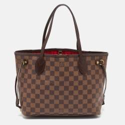 Louis Vuitton Damier Ebene Canvas Neverfull PM Bag