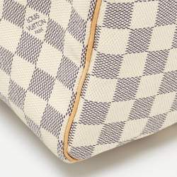 Pre Owned Louis Vuitton Damier Azur Canvas Speedy 25 Bag