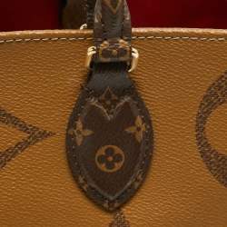 Pre Owned Louis Vuitton Reverse Monogram Giant Canvas Onthego GM Bag