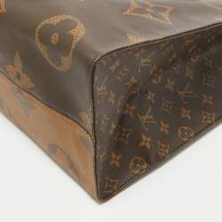 Pre Owned Louis Vuitton Reverse Monogram Giant Canvas Onthego GM Bag