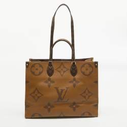 Pre Owned Louis Vuitton Reverse Monogram Giant Canvas Onthego GM Bag