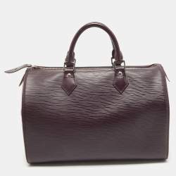 Louis Vuitton Cassis Epi Leather Speedy 30 Bag