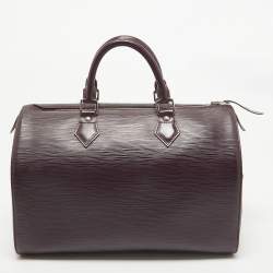 Louis Vuitton Cassis Epi Leather Speedy 30 Bag