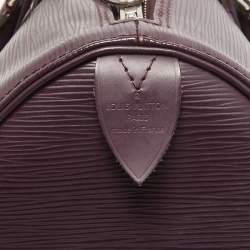 Louis Vuitton Cassis Epi Leather Speedy 30 Bag