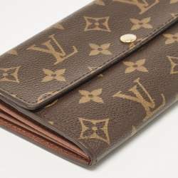 Louis Vuitton Brown Monogram Canvas Sarah Wallet