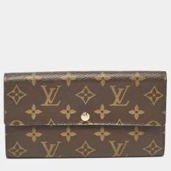 Louis Vuitton Brown Monogram Canvas Sarah Wallet