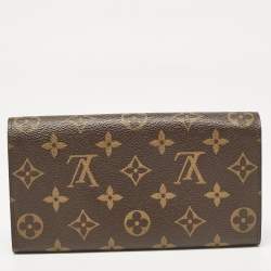 Louis Vuitton Brown Monogram Canvas Sarah Wallet