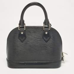Pre Owned Louis Vuitton Black Epi Leather Alma BB Bag