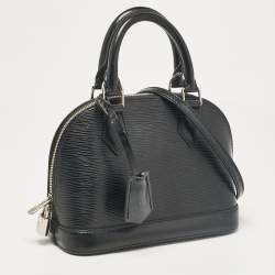 Pre Owned Louis Vuitton Black Epi Leather Alma BB Bag