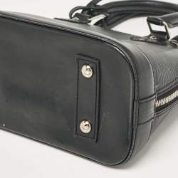 Pre Owned Louis Vuitton Black Epi Leather Alma BB Bag
