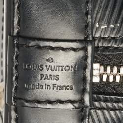 Pre Owned Louis Vuitton Black Epi Leather Alma BB Bag