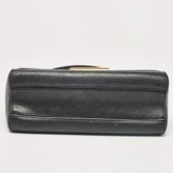 مملوكة مسبقًا Louis Vuitton Black Epi Leather Twist MM Bag