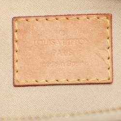 Pre Owned Louis Vuitton Beige Monogram Vernis Leather Alma BB Bag
