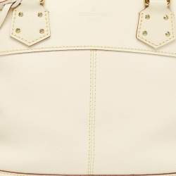 Louis Vuitton Cream Suhali Leather Lockit PM Bag