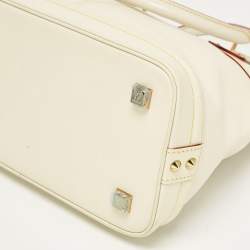 Louis Vuitton Cream Suhali Leather Lockit PM Bag