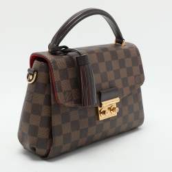 Pre Owned Louis Vuitton Damier Ebene Canvas Croisette Bag