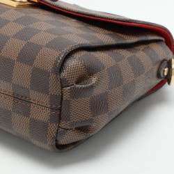 Pre Owned Louis Vuitton Damier Ebene Canvas Croisette Bag