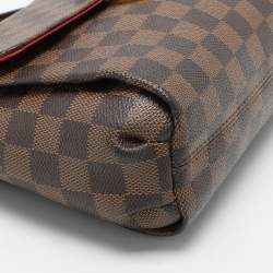 Pre Owned Louis Vuitton Damier Ebene Canvas Croisette Bag