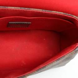 Pre Owned Louis Vuitton Damier Ebene Canvas Croisette Bag