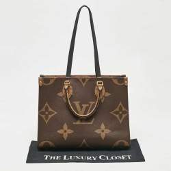 Pre Owned Louis Vuitton Reverse Monogram Canvas Giant Onthego MM Bag