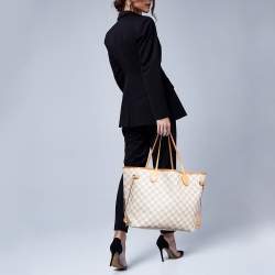 Louis Vuitton Damier Azur Canvas Neverfull MM Bag