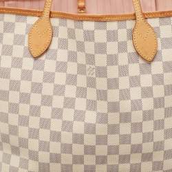 Louis Vuitton Damier Azur Canvas Neverfull MM Bag