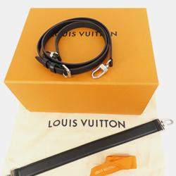 Louis Vuitton Black Calfskin Debossed Monogram Side Trunk 
