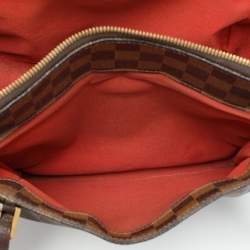 Pre Owned Louis Vuitton Damier Ebene Canvas Belem PM Bag